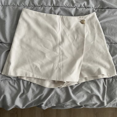 Jupe-pantalon blanche