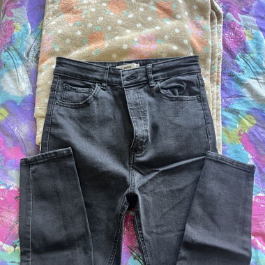 Jeans nero Pull&Bear