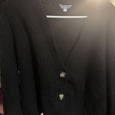 Clockhouse black cardigan size L