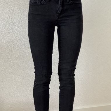 Schwarze Skinny Jeans