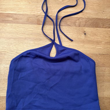 Blue girly top