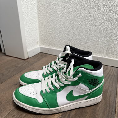 Jordans mid grün 
