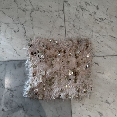 ZARA Pink fluffy tube top