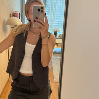 ZARA Weste grau, XS