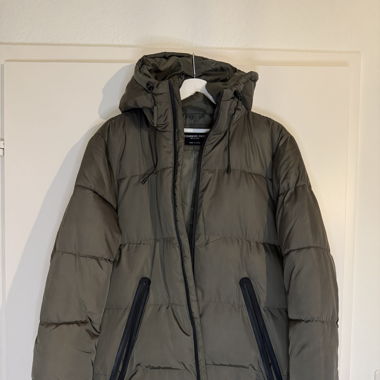 Winterjacke olive grün 