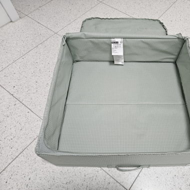 IKEA STUK Tasche 3x, grün, 55x51x18 cm