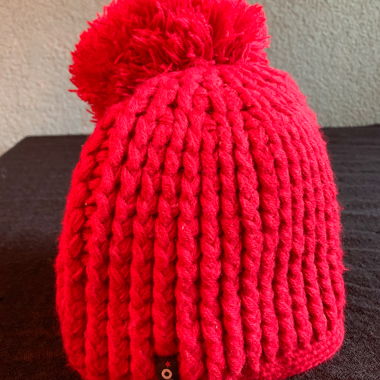 Bonnet Yumiko rouge Y2K