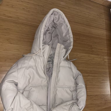 Daunenjacke Beige 