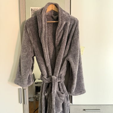 Peignoir moelleux S/M, peu servi