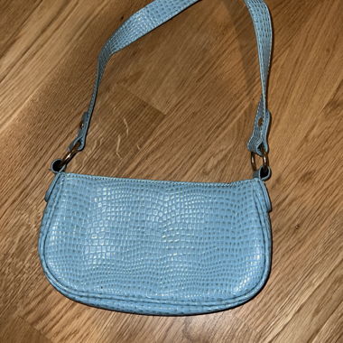 Borsa pochette blu