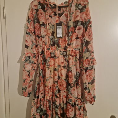 Rosen Kleid (neu)