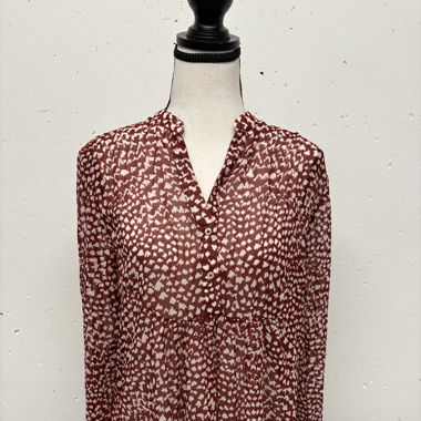 Caroll fein gemusterte Bluse Gr. 36