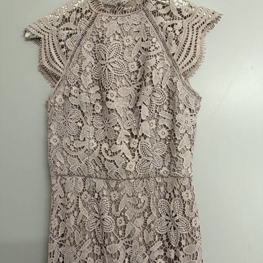 Spitzenkleid altrosa