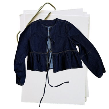 Veste en jean courte