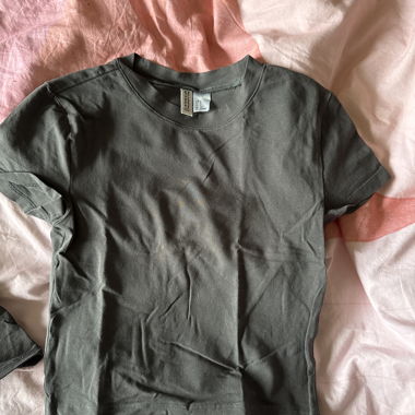 T-shirt court gris