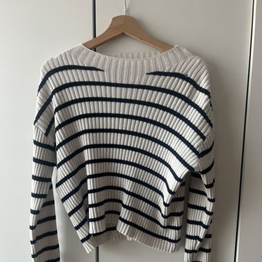 Pull marinière oversize 