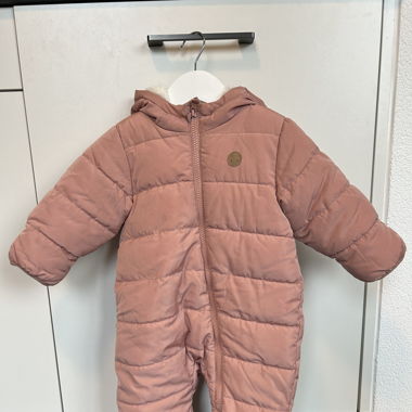 Wattierter Overall Rosa Grösse 74