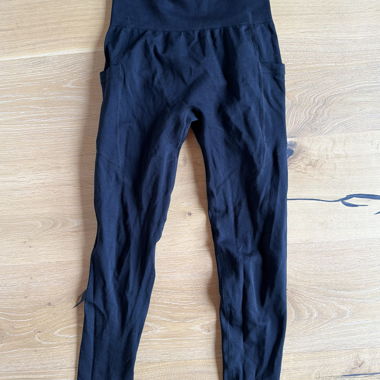 Leggings de sport noirs avec poches