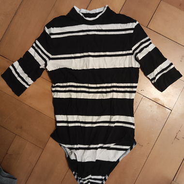 Striped bodysuit S