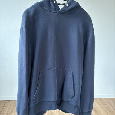 Felpa con cappuccio blu