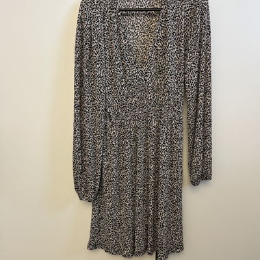 MNG dress with animal print, size S