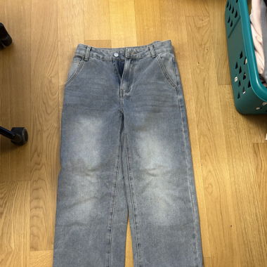 Blaue Jeanshose