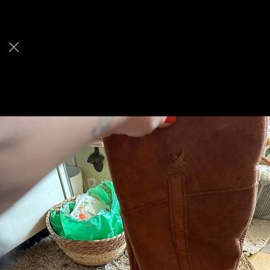 Bottes en cuir taille 38 