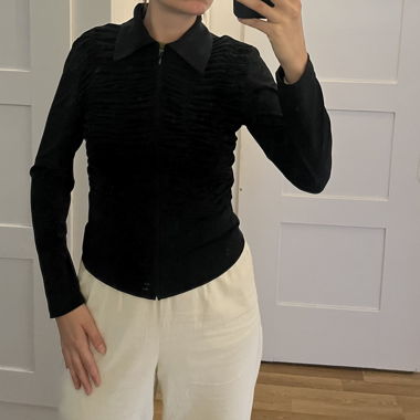 Giacca nera Joseph Ribkoff, taglia 38