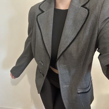 Blazer Bianca gris foncé   