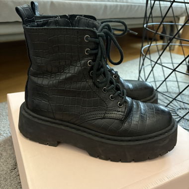 Black Platform Boots