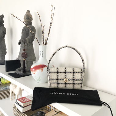 NICO-Tasche aus TWEED ecru ANINE BING