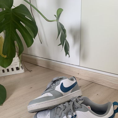 Original Nike Dunk grau-blau-weiss