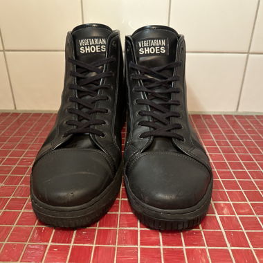 Vegetarian Shoes schwarze High-Top Sneaker