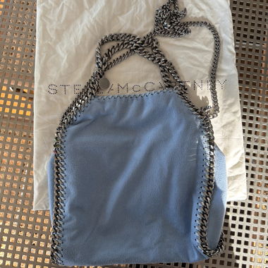 Stella McCartney blue chain handbag