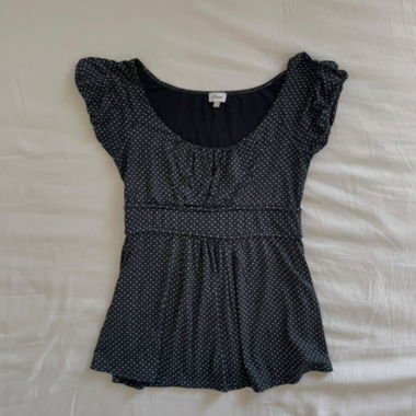 Etam babydoll blouse top