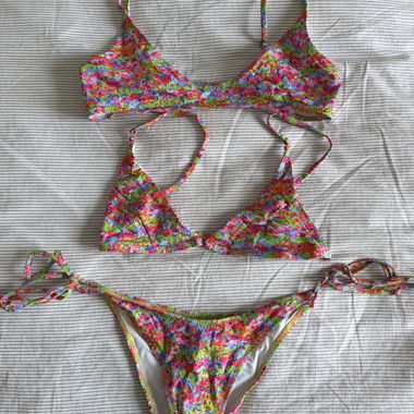 Blumiges Zweiteiler-Badeanzug Bright Swimwear