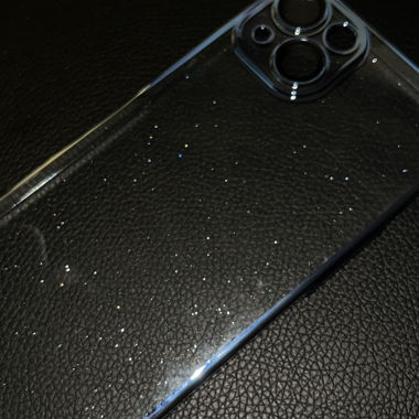 Blue glittery iPhone 13 (pro) case