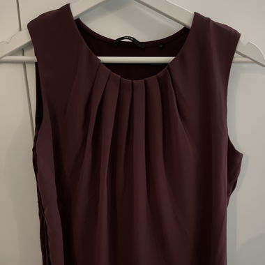 Weinrotes Blusenshirt