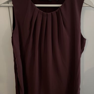 Weinrotes Blusenshirt