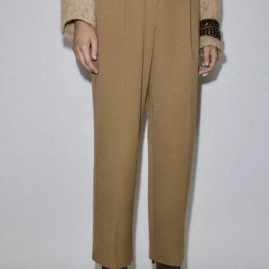 Pantaloni sartoriali beige