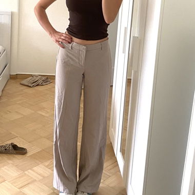 Pantalon de costume beige