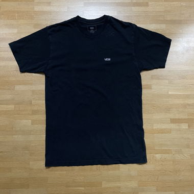 BLACK BASIC VANS SHIRT