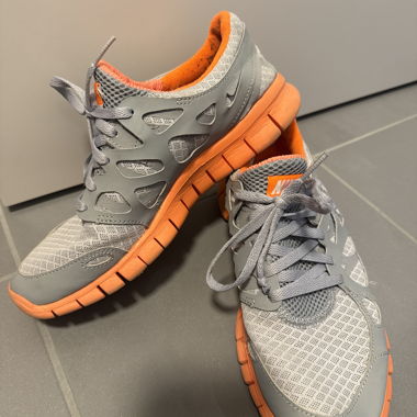 Nike Running Shoes grey/orange