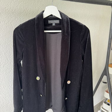Veste en velour noir