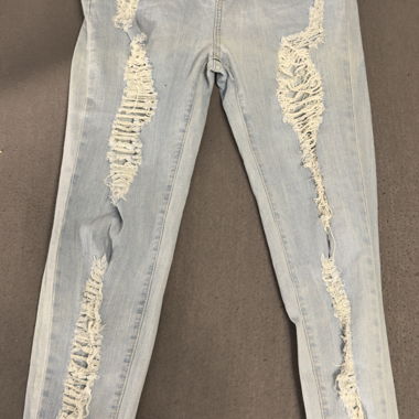Jeans Destroyed azzurri