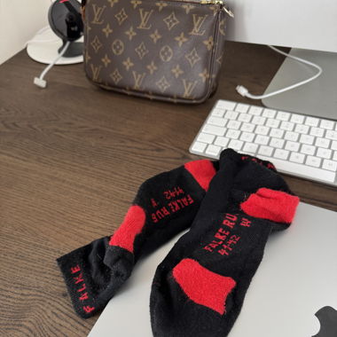 Falke Socken Schwarz, Größe 41-42 EU