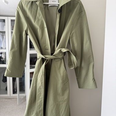 Olive Green Trench Coat