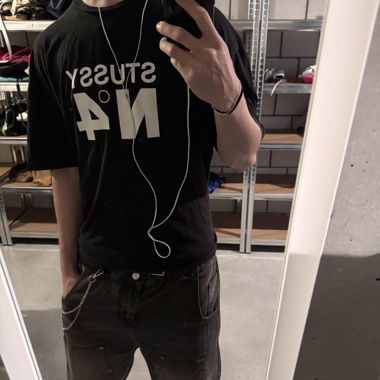 Stussy N4 T-Shirt schwarz