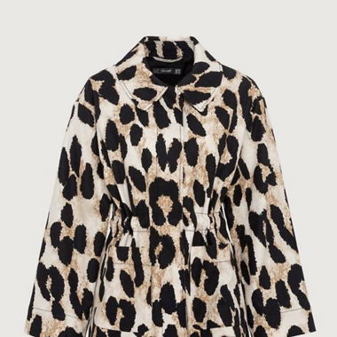 Hallhuber Set (Rock und Blazer) in Animal-Print