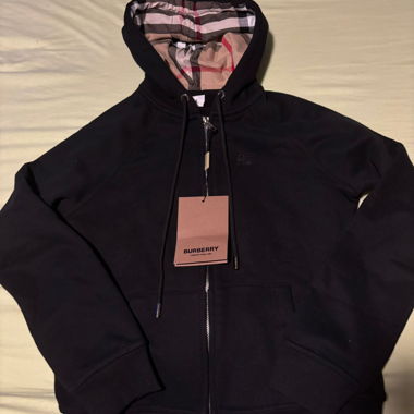 Felpa con zip Burberry